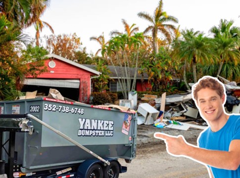 Post-Hurricane Cleanup with Yankee Dumpster