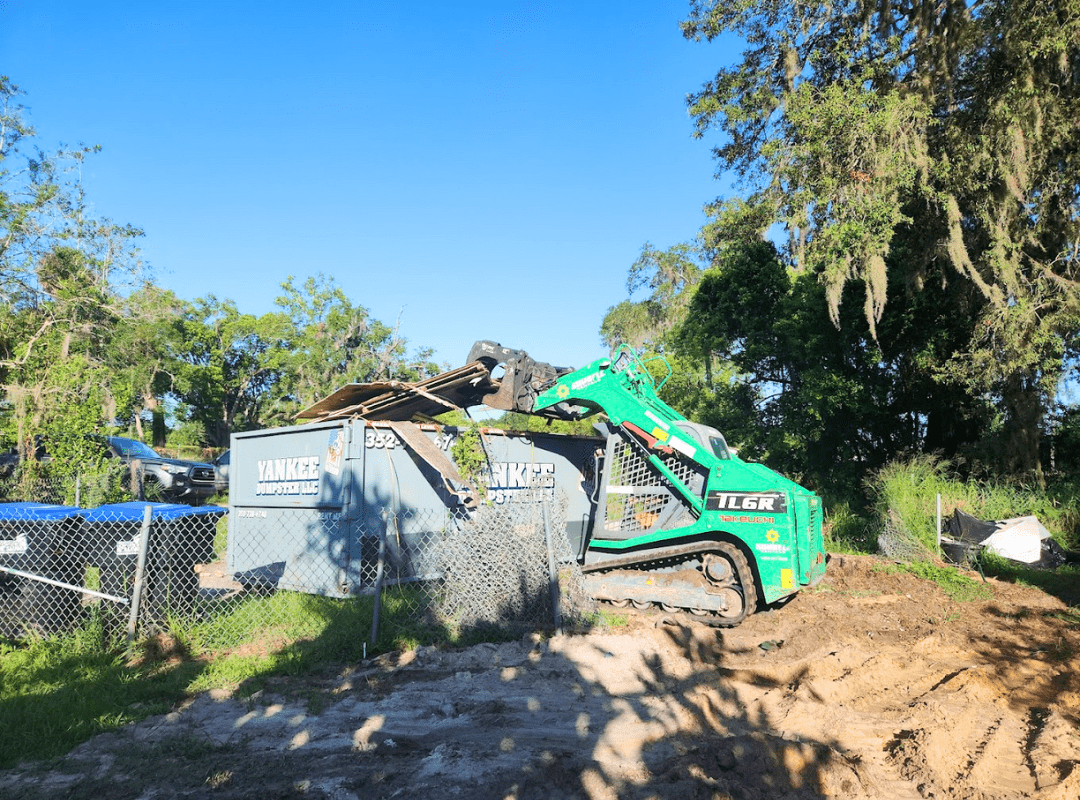 Dumpster Rental for Fence Removal